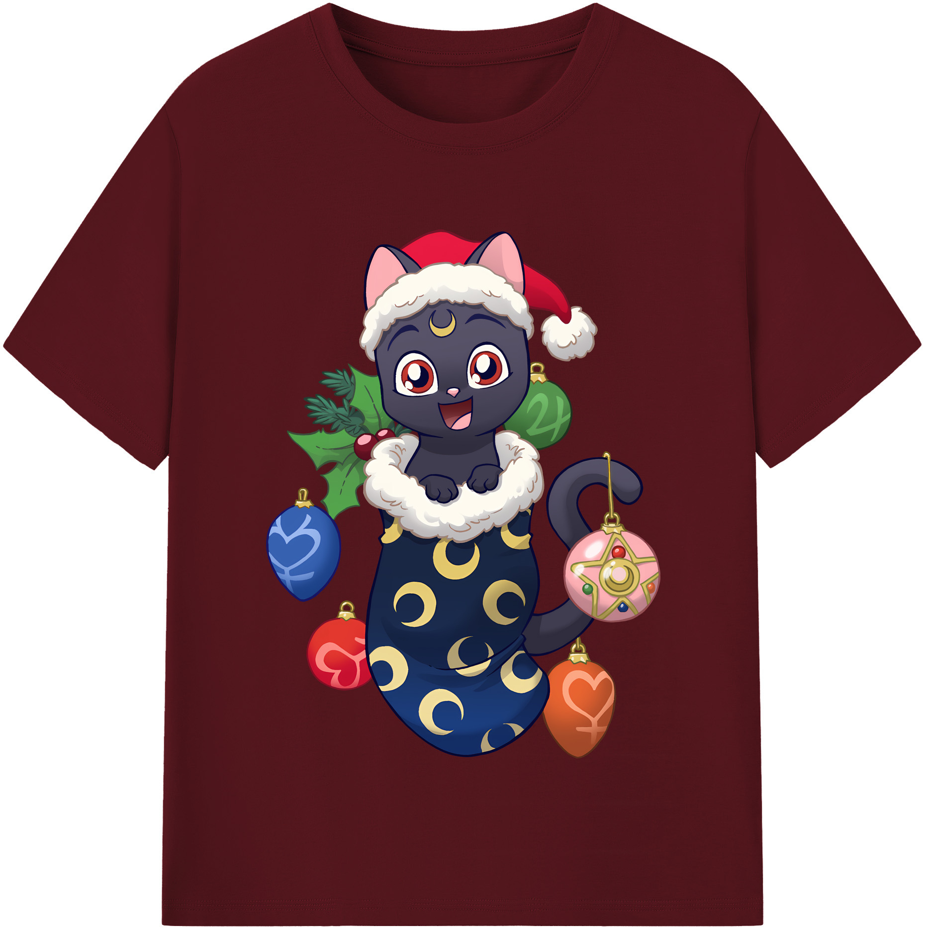 （画像用） 美少女戦士セーラームーン Sailor Moon 綿100％半袖Tシャツ（フロントプリント）